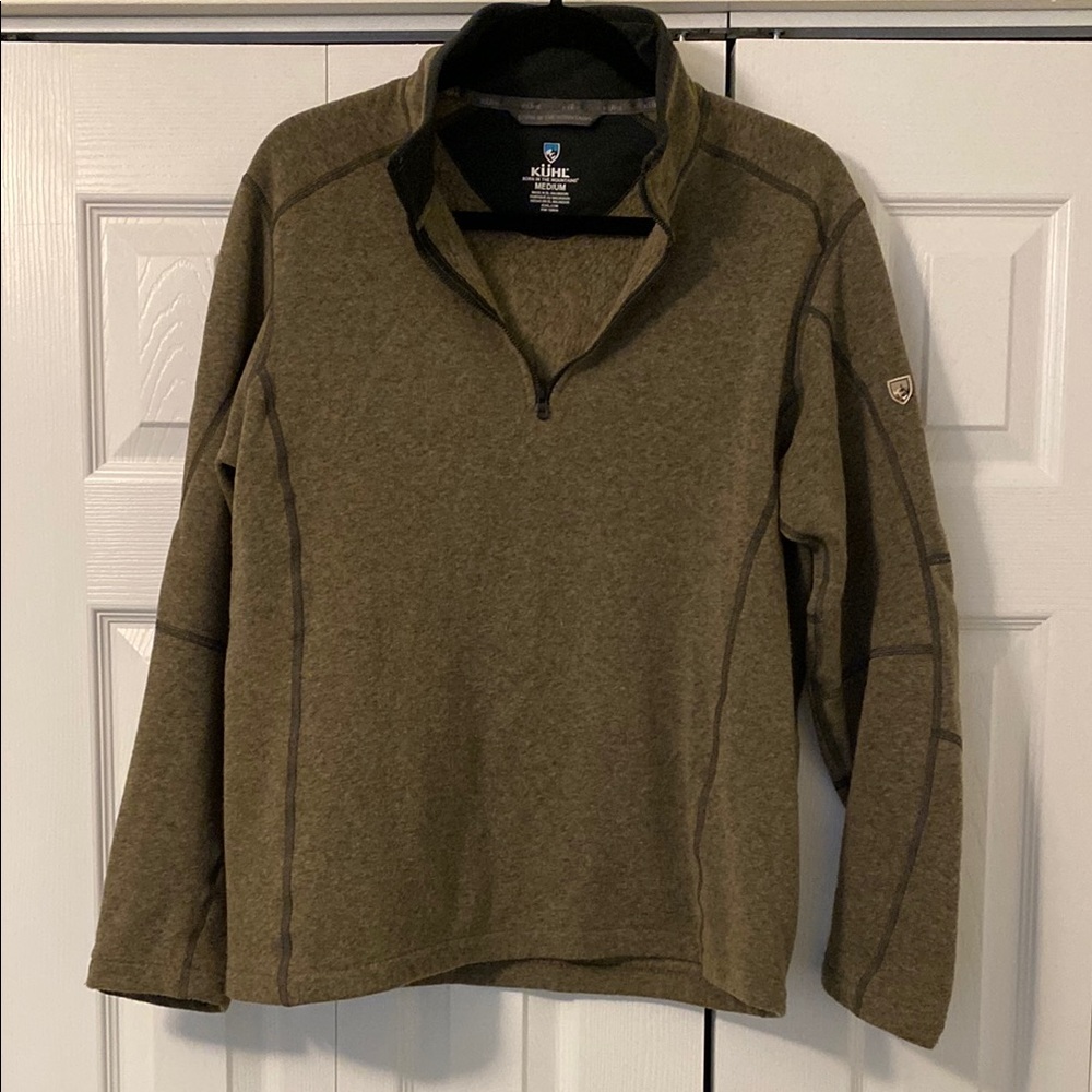 Men’s Kuhl medium 1/4 zip pullover sweater.
